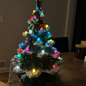 Christmas Acrylic Flower Lights for Ceramic Trees - Etsy