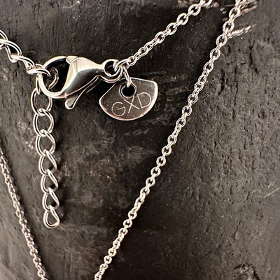 Stainless Steel Ball Chain, Military Style Dog Tag Chain Pre Made ...
