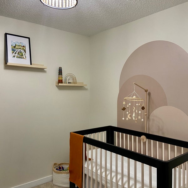 Sunrise Modern Arch Wall Decal | Peel and Stick Arch Wall Sticker ...