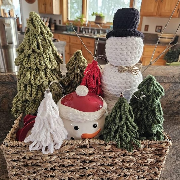 Loopy Tree CROCHET PATTERN EBOOK/ Loopy Tree Collection, 3 Pattern Ebook ...