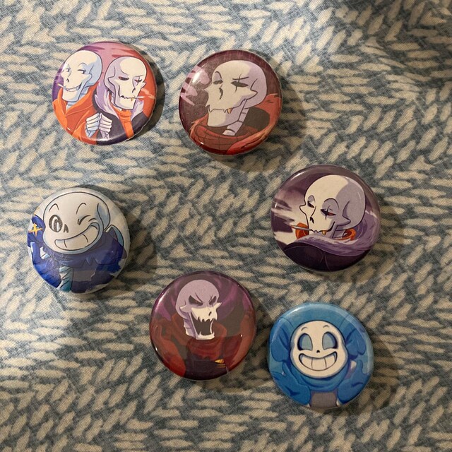 Undertale AU (1.25) ボタン セット (シリーズ 1、2、および 3) - Etsy