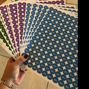 Price Stickers, Product Pricing Labels for Vendor Events and Parties - Etsy