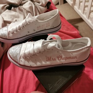 personalised wedding pumps