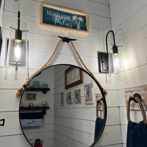 Farmhouse Inspired / Completely Handcrafted / Wooden Candle Holder Set ...