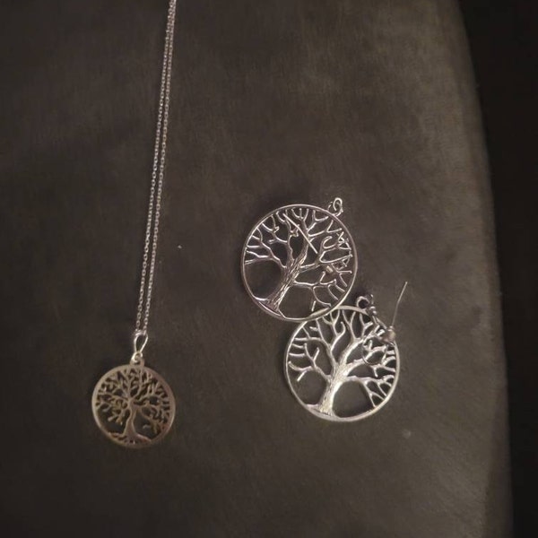 925 Sterling Silver Tree of Life Charm Pendant, Dainty Tree of Life ...
