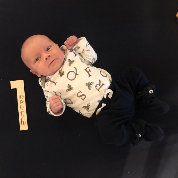 Baby Milestone Cards - Monthly Baby Photo Prop - Baby Shower Gift ...
