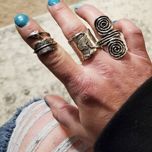 Hippie Jewelry Stacked Leather Wrap Bracelet Boho Jewelry | Etsy