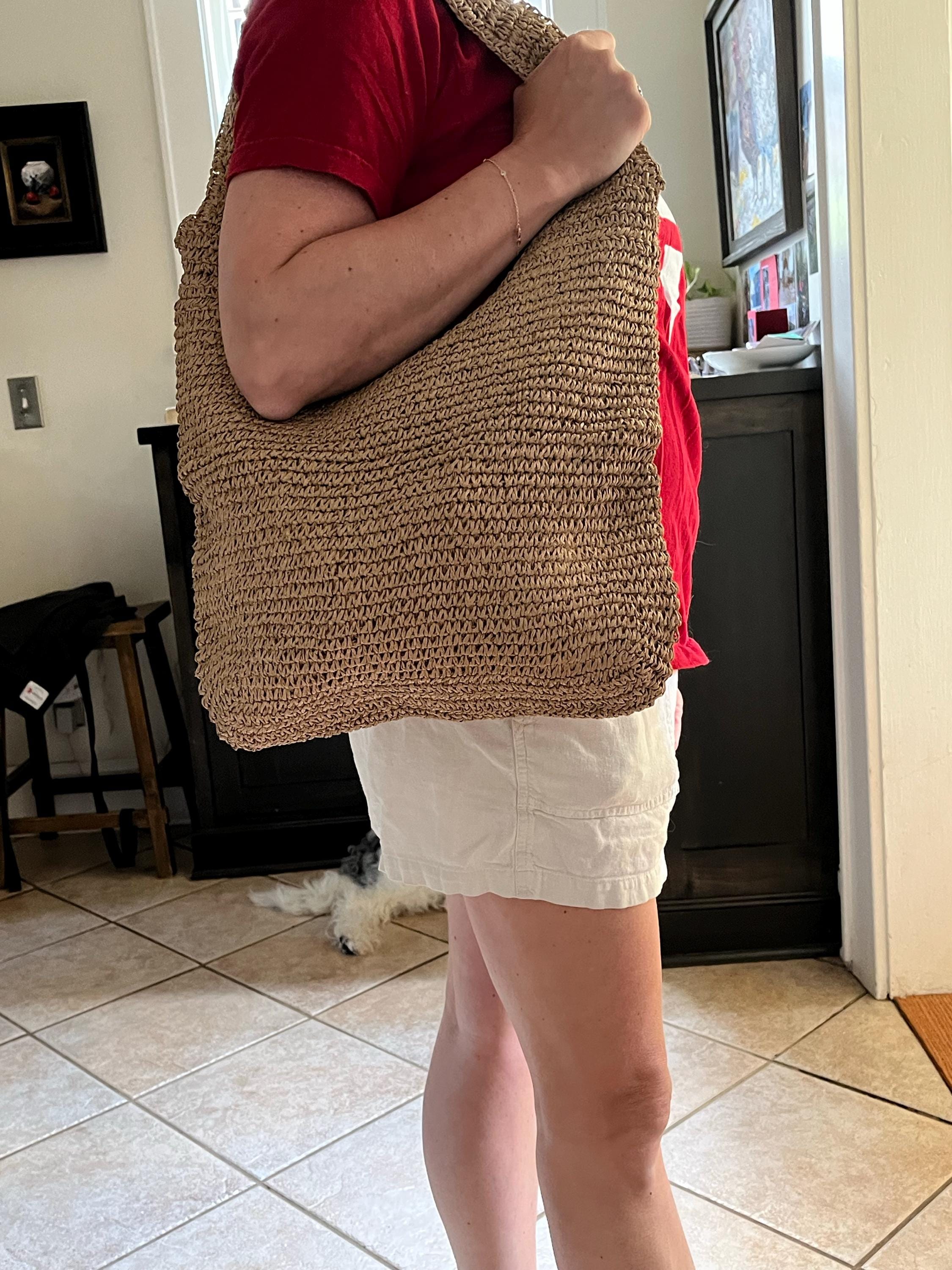 Custom Straw Raffia Beach Bag – Personalised Name or Initials – Monogram Bridesmaid Tote – Summer Shoulder Shopper – Beach Wedding Gift
