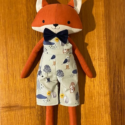 Fox Sewing Pattern PDF Make a Fox or Wolf Woodland Animal Cloth Doll ...