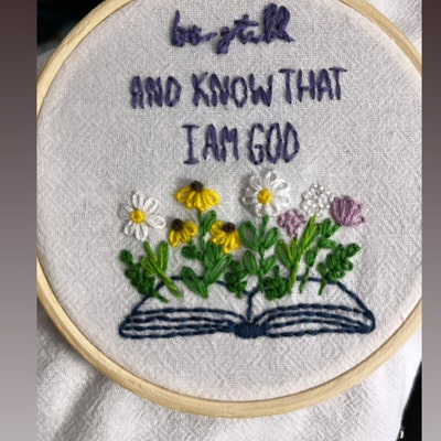 EMBROIDERY BUNDLE, Hand Embroidery Patterns, Christian Verses ...