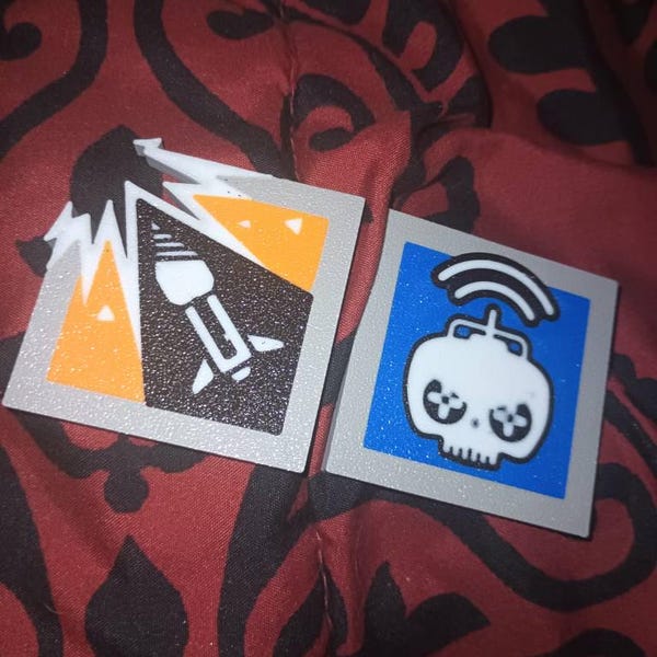 Rainbow Six Siege Operator Badges | 3D Printed R6 Operator Icons ...