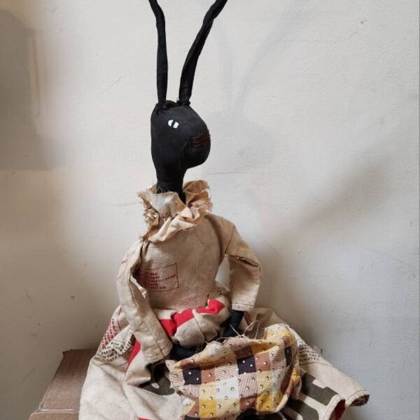 Primitive Harriet Rabbit - Etsy