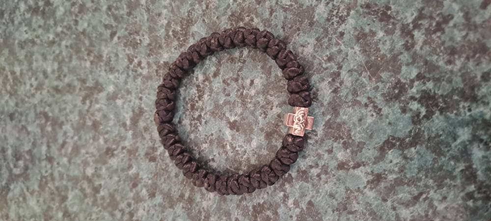 Orthodox Prayer Rope bracelet 33 knots brojanica komboskini black orthodox jewelry, Christian Gifts, Christian bracelet, Christian jewelry