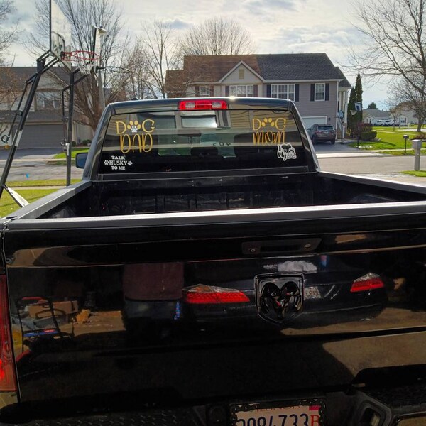 Dog Mom/dog Dad Vinyl Decal/sticker for Car/laptop/tumbler Fur Baby ...