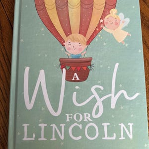 Personalized Wish Book for Kids - Custom Children's Story, New Baby Gift, Christening Gift, First Birthday, Xmas or Christmas Eve Book