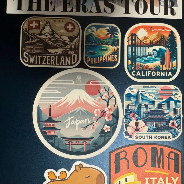 Adesivo Bagaglio Air India Adesivo Bagaglio Stile Vintage Air India - Decalcomania Da Viaggio In Vinile, Multicolore Stile Viaggio Anni '60