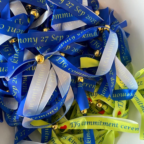 Concert Hand Ribbon 100pcs Handmade Custom Ribbon Satin Wristband Feature Holiday Ribbon ...