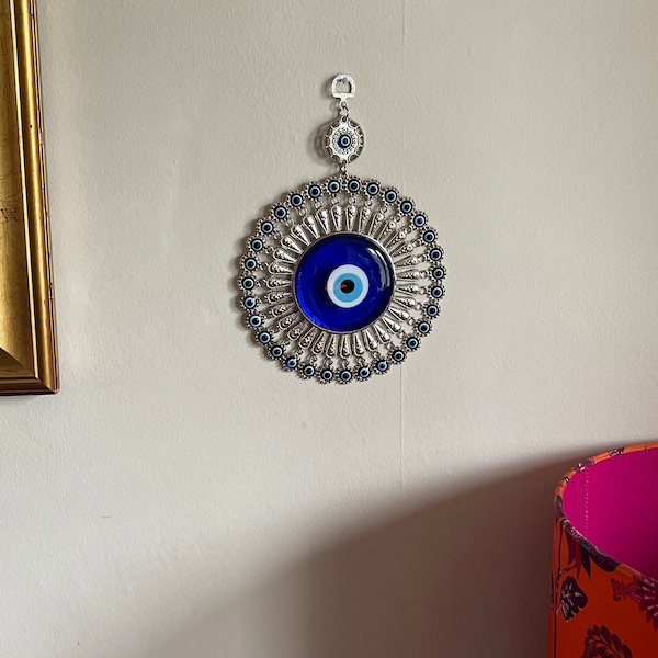 Evil Evil Eye Room Decor Para Colgar En La Pared, Color Azul | Meses Sin Interés