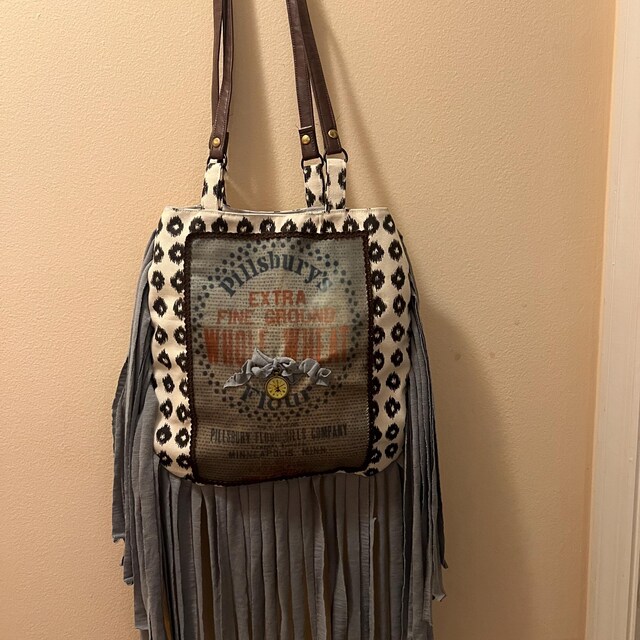 ANTIQUE GRAIN SACKS Vintage Old Feed Sacks Vintage Graphic Collage