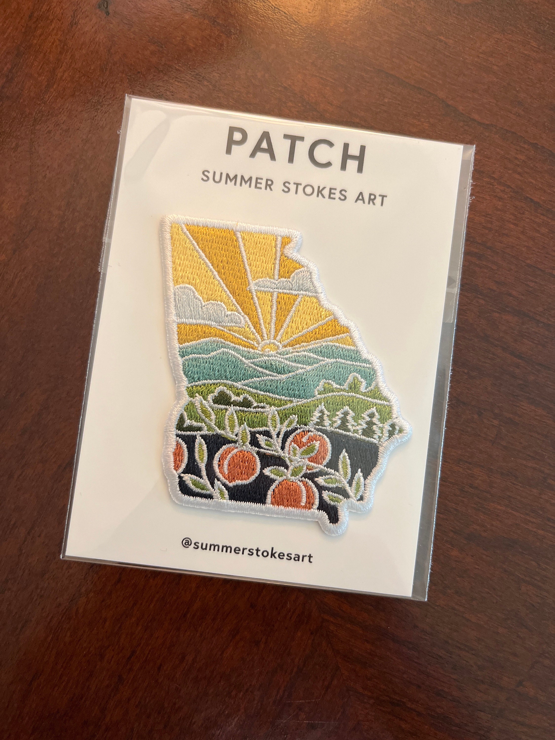 Georgia Iron-On Patch | 2.5&quot; Patch | Embroidered Sew-on or Iron-on Applique