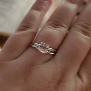 Silver Twist Ring Relaxed Rope Infinity Loose Twisted Skinny Wedding ...