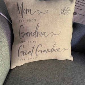 Unique Gifts for Mom, Mom Pillow, Gift for Mom, Grandparent Gift, New –  EmmaAndTheBean
