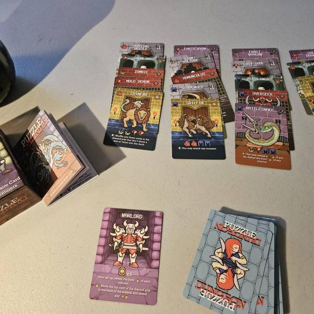 Puzzle Dungeon Solitaire Card Game Intro Deck - Etsy