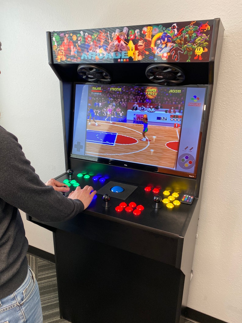 Arcade setup shared by Ben Trombley