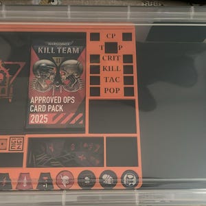 GGEZ Kill Team Equipment, Cards, Dice & Token Box Including 4L
