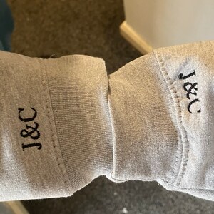 Text Embroidered Pullover