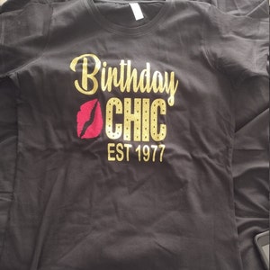 Birthday chic shirt Clearance