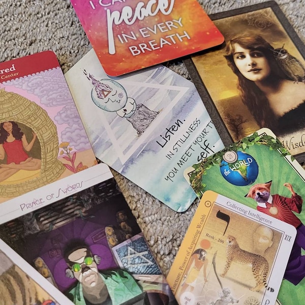 Mystery Packs - Tarot & Oracle Cards! Magpie Deck Starter Kit! - Etsy