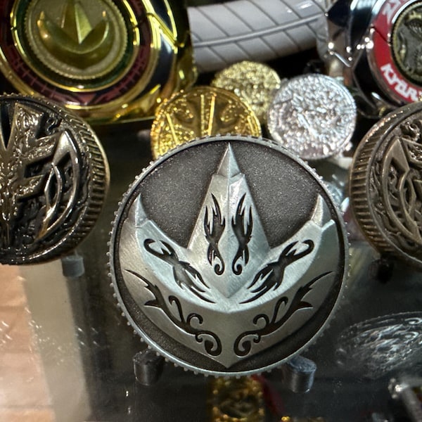 Daimetal Mecha WHITE Falcon Metal Coin Ranger Power Challenge Coin - Etsy