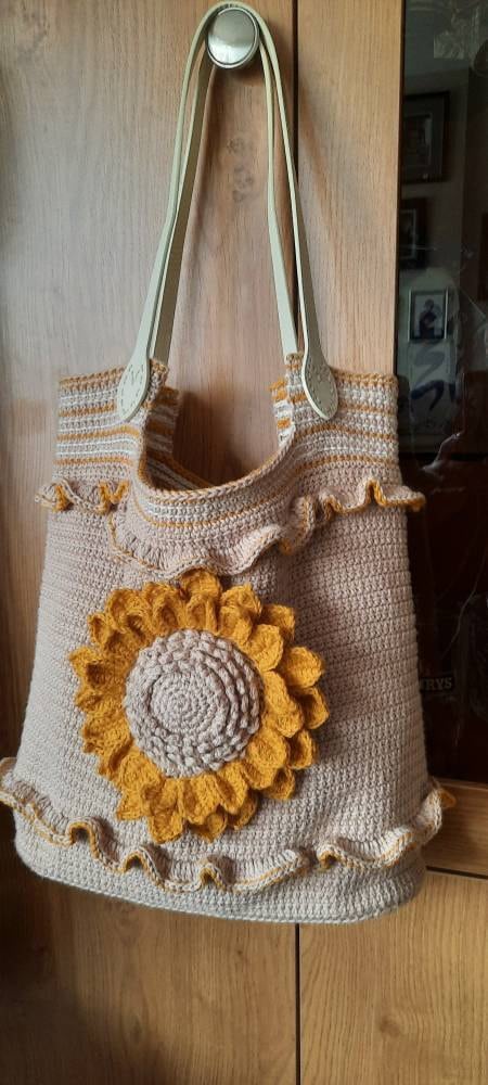 Sunflower Crochet Pattern, Crochet Flower Bouquet Pattern, Crochet Flower Pattern, Wedding Flower