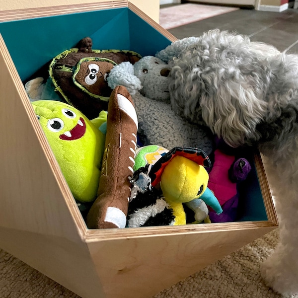 Dog Toys Indestructible Dog Toy Basket, Large Toy Box For Dogs,Pet