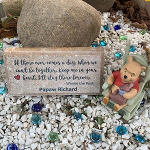 Winnie the Pooh Quote This Stone Paver Makes a perfect addition to your garden or home 