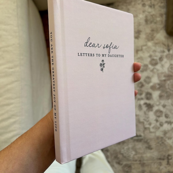 Letters to My Daughter - Personalized Birth Month Flower Notebook ...