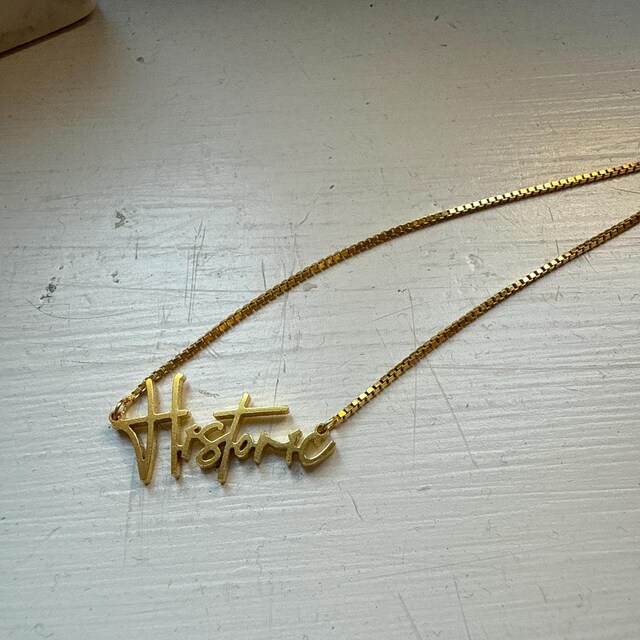 Personalized Sterling Silver Name Necklace - Box Chain