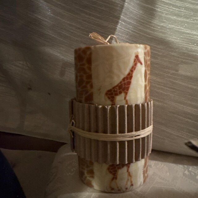 Vela Decorativa Con Forma De Jirafa Gina, Diseño Artístico – Regalo Bonito Para Hogar, Oficina O Eventos