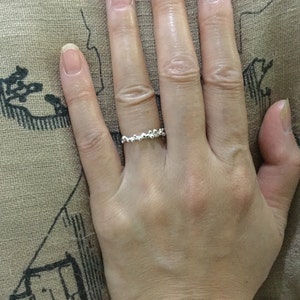 Silver Water Drop Ring - Etsy