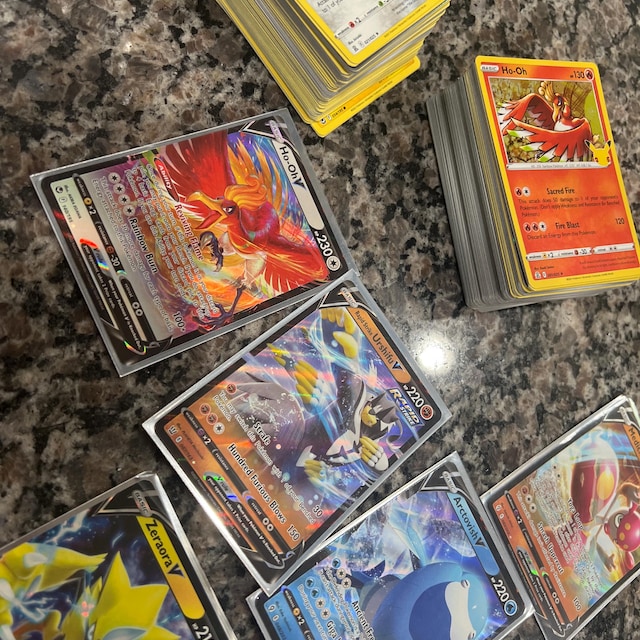 350 Pokemon Card Collection - 5 Ultra Rare Cards! - Etsy
