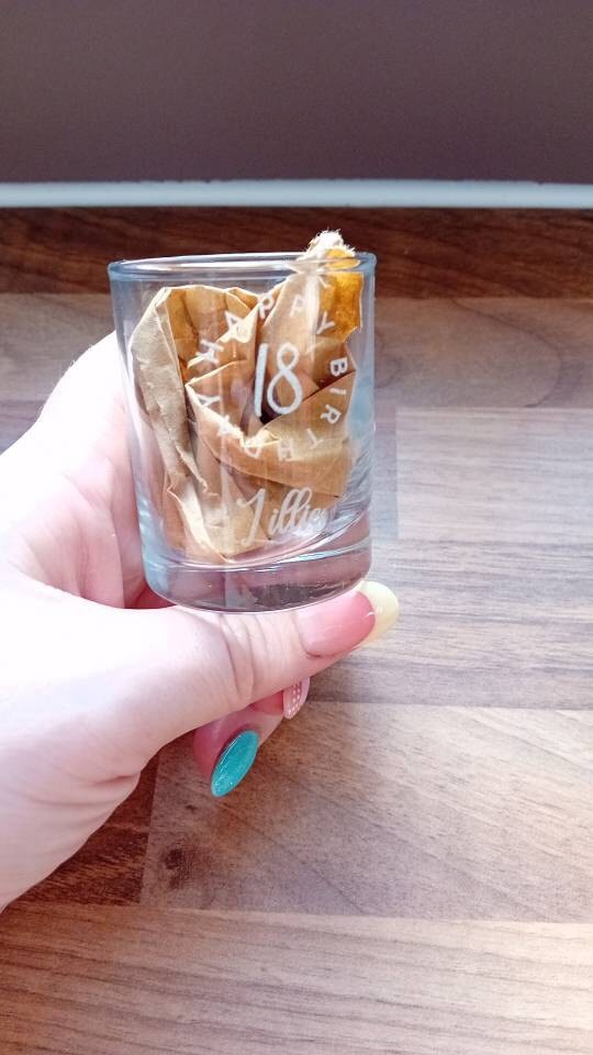 Engraved Shot Glass Personalised Shot Glasses Novelty Gift Idea for Birthday Weddings Best Man Groomsman Gift