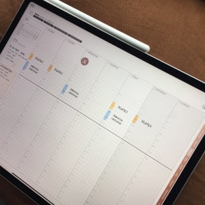 Project Planner Printable, Work Planner, Business Planner, Gantt Chart ...