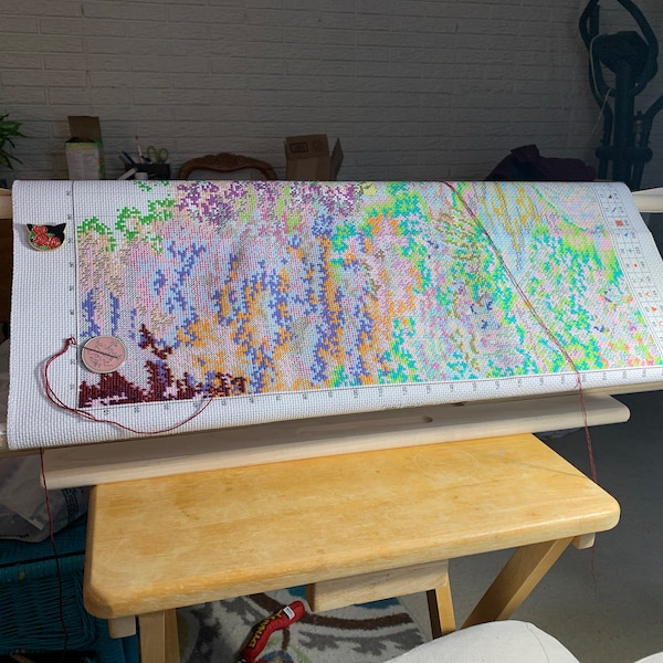 K's Creations LARGE Original Needlework Lapframe | Comes With 36 ...