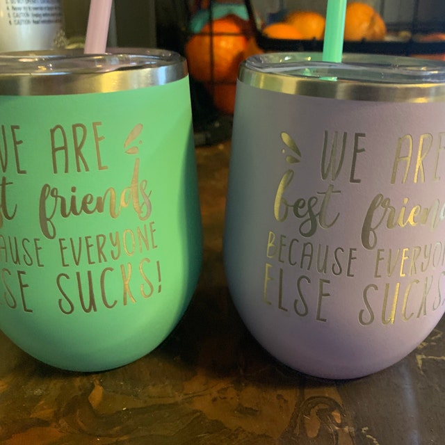 Best Friends Because Everyone Else Sucks- Premium Silicone Wrapped