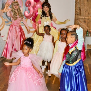 Royal Blue Princess Ball Gown Flower Girl Dress
