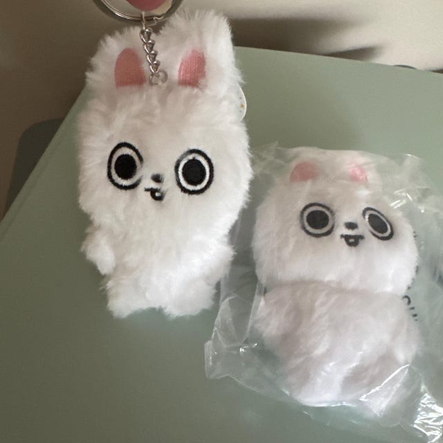 偽の目が開いたリービットぬいぐるみ - Etsy 日本
