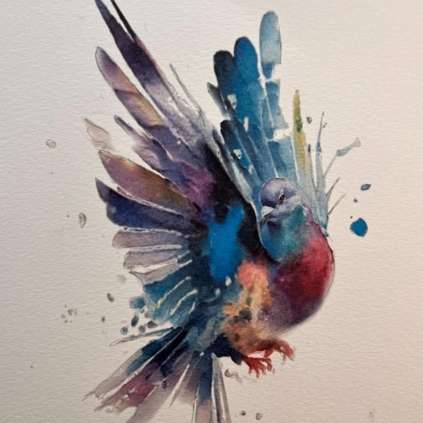 WatercolorArtDeco Etsy UK