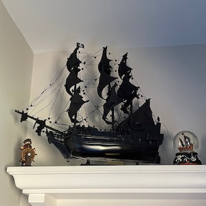 Black Pearl Holzmodell – 50,8 Cm Piratenschiff, Handgefertigt & Montiert (NAUTIMALL) Black Pearl Holzmodell – 50,8 Cm Piratenschiff, Handgefertigt & Montiert (NAUTIMALL)