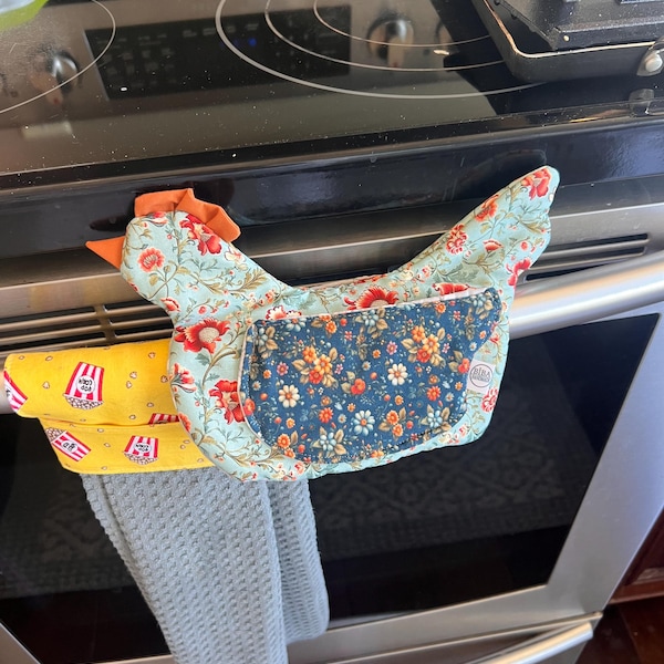 The Original Henrietta Chicken Oven Mitt PDF Sewing Pattern - Beginner ...